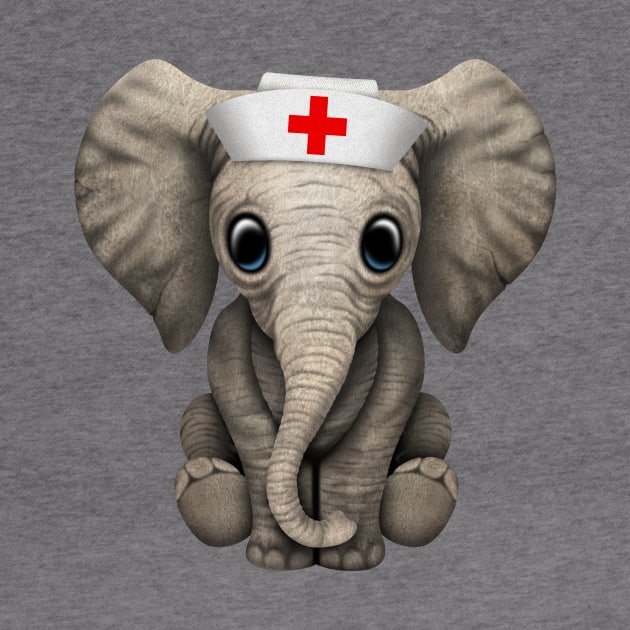 Cute Baby Elephant Nurse by jeffbartels